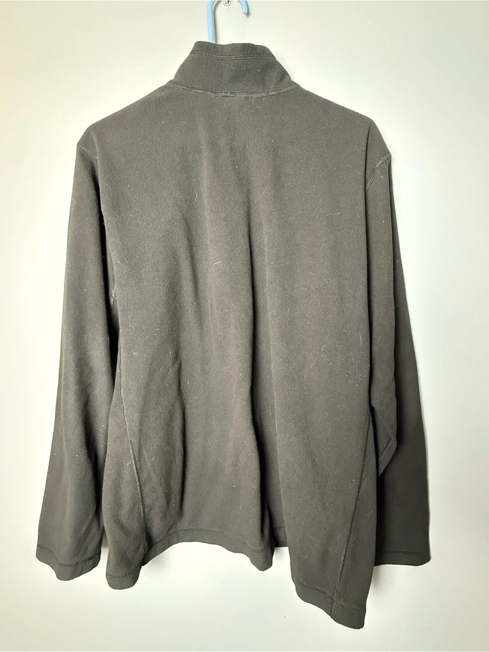The North Face Men’s Black Lightweight 1/4 Zip Polar Fleece Jacket Sz XL